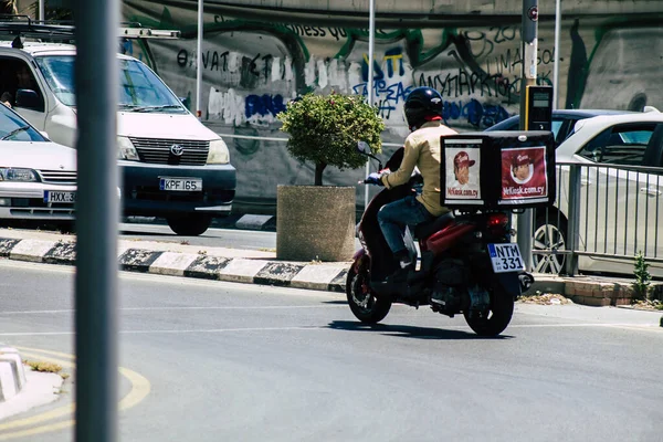 Λεμεσός Κύπρος Μαΐου 2020 Άποψη Της Παραλίας Της Λεμεσού Απόγευμα — Φωτογραφία Αρχείου