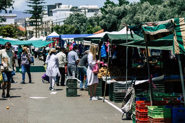 Limassol Cyprus Mei 2020 Zicht Een Ongeïdentificeerd Volk Zonder Gezichtsmasker — Stockfoto