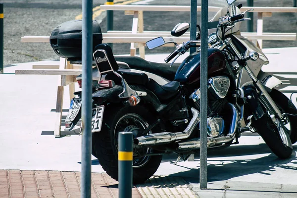 Limassol Chypre Mai 2020 Gros Plan Une Moto Honda Vlx — Photo