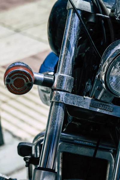 Limassol Kypr Května 2020 Detailní Záběr Motocykl Honda Vlx Zaparkovaný — Stock fotografie