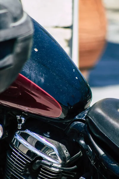 Limassol Zypern Mai 2020 Nahaufnahme Eines Honda Vlx Motorrads Das — Stockfoto