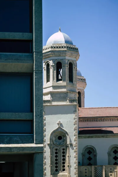 Limassol Chipre Mayo 2020 Vista Una Iglesia Ortodoxa Ciudad Limassol —  Fotos de Stock