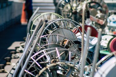 Kıbrıs Rum Kesimi 14 Mayıs 2020, Kıbrıs Rum Kesimi 'ndeki Limasol limanında demirlemiş bir teknenin yakını