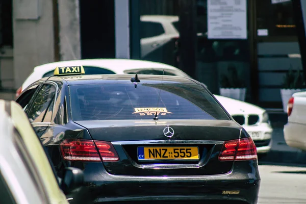 Limassol Zypern Mai 2020 Blick Auf Ein Traditionelles Zyprisches Taxi — Stockfoto