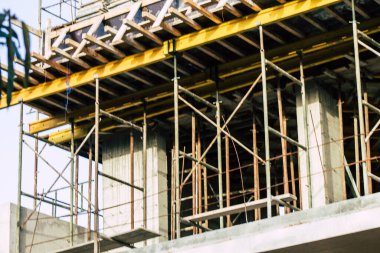 Kıbrıs Rum Kesimi 19 Mayıs 2020 'de Kıbrıs Rum Kesimi' nin Limasol kentinde inşa edilen yeni binanın manzarası