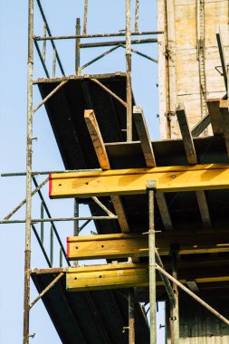 Kıbrıs Rum Kesimi 19 Mayıs 2020 'de Kıbrıs Rum Kesimi' nin Limasol kentinde inşa edilen yeni binanın manzarası