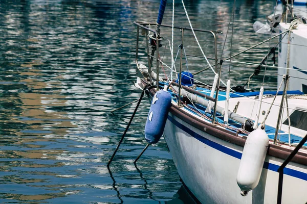 Limassol Zypern Mai 2020 Nahaufnahme Eines Bootes Das Der Marina — Stockfoto