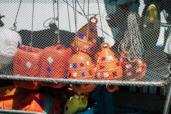 Limassol Cyprus May 2020 Closeup Boat Moored Marina Limassol Cyprus — Stock Photo, Image