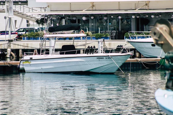 Limassol Zypern Mai 2020 Nahaufnahme Eines Bootes Das Der Marina — Stockfoto