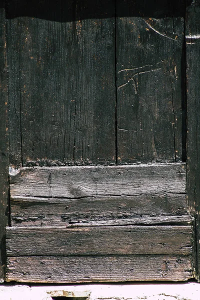 Limasol Kıbrıs Rum Kesimi 24 Mayıs 2020 Kıbrıs Rum Kesimi 'nde Limasol adasının sokaklarında bir evin cephesinin görüntüsü