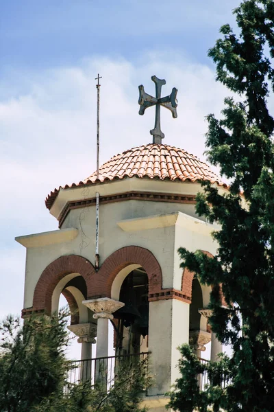 Limassol Zypern Mai 2020 Blick Auf Eine Orthodoxe Kirche Der — Stockfoto