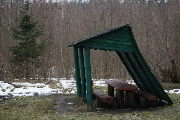 Gazebo Dans Parc — Photo