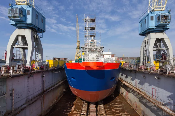 Het basisstation op de werf — Stockfoto