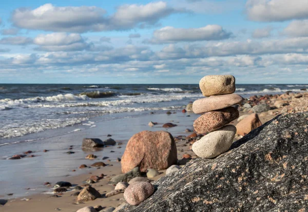 Kameny Pobřeží Baltského Moře — Stock fotografie