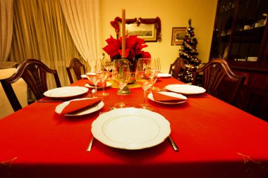 Noel yemek masası