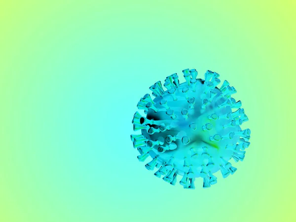 Antecedentes Del Brote Coronavirus Covid Concepto Pandémico Con Células Enfermedad —  Fotos de Stock