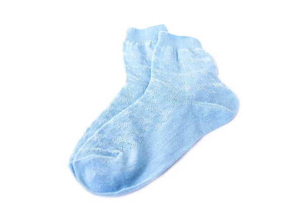 Chaussettes Coton Pour Femmes Sur Fond Blanc — Photo