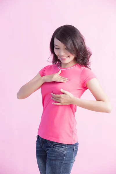 Prevention breast cancer concept — Stock Photo, Image