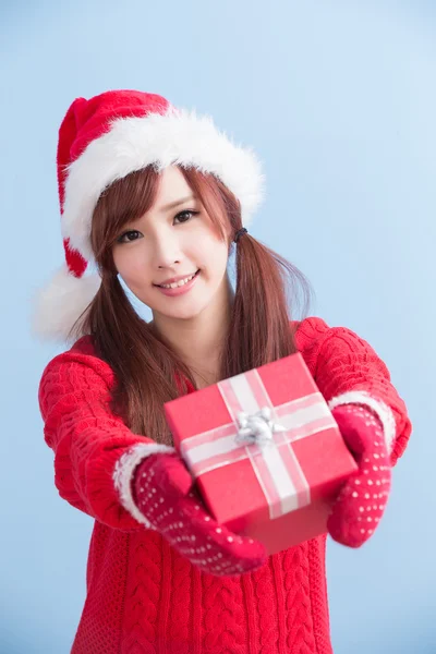 Christmas beauty woman Stock Picture