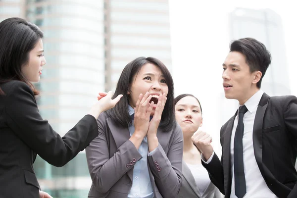 Business people bullying — Stock Photo, Image