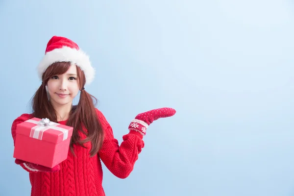 Christmas beauty woman — Stock Photo, Image