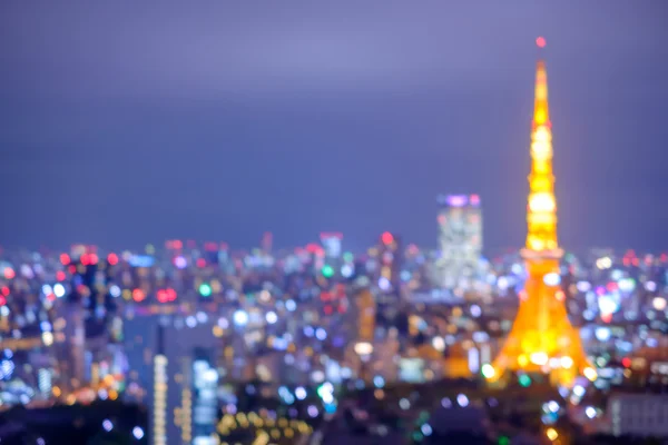 Hermosa TokyoTower y el edificio — Foto de Stock