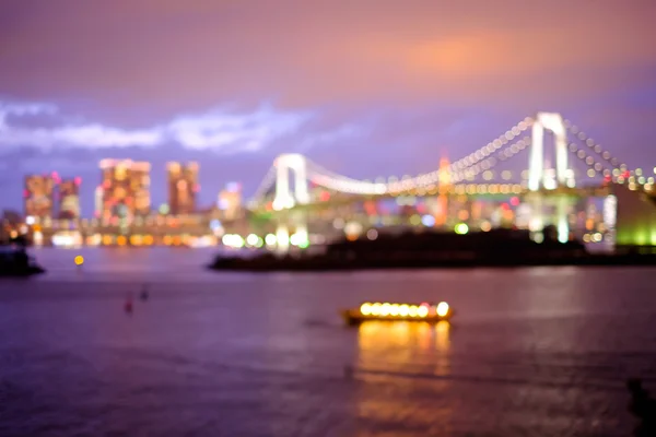 Hermosa foto de Odaiba — Foto de Stock