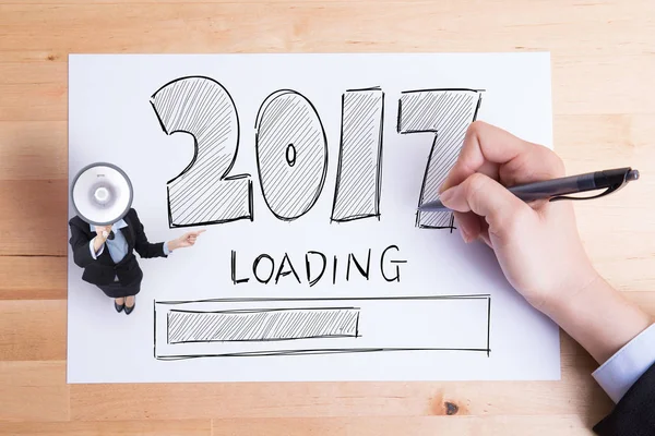 Happy new year is loading — Stock Photo, Image