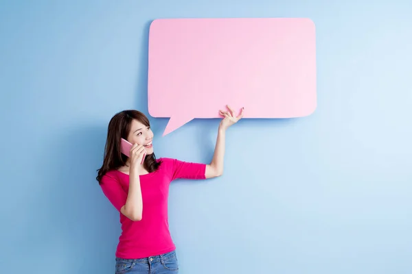 woman  talking  on phone