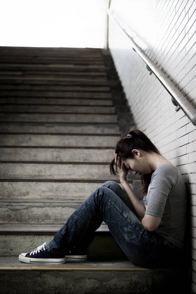 Woman feeling  depressed — Stock Photo, Image