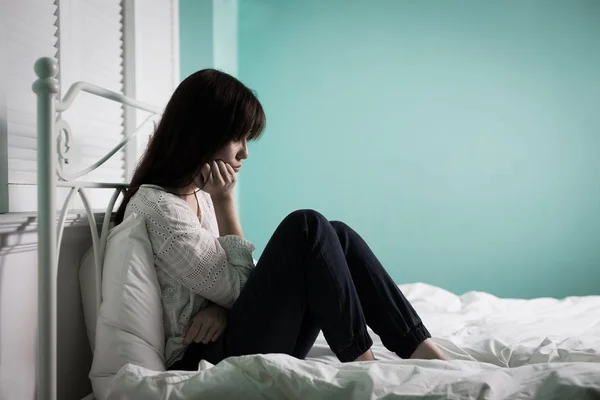 Woman feeling  depression — Stock Photo, Image