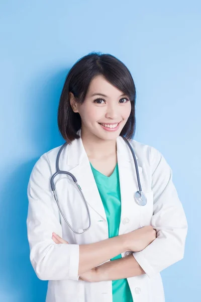 Beleza mulher médico — Fotografia de Stock