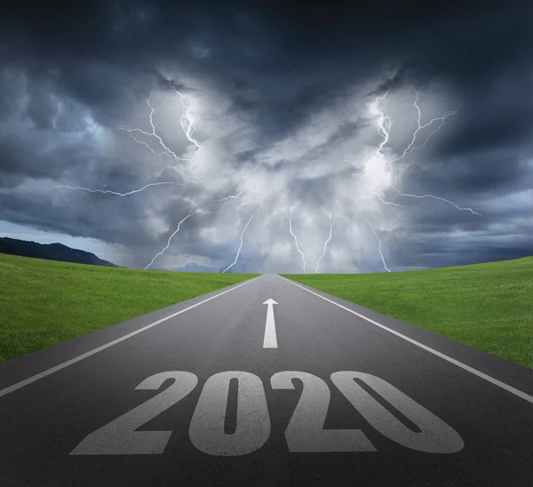 2020 koncepcja nowego roku — Zdjęcie stockowe