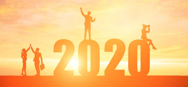 Pengusaha dengan 2020 — Stok Foto