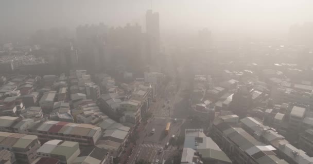 Polusi udara dan kabut — Stok Video