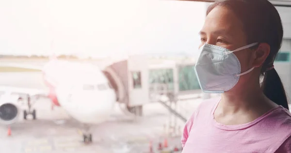 Mulher Asiática Usar Máscara Facial Preocupar Com Doenças Infecciosas Transmissíveis — Fotografia de Stock