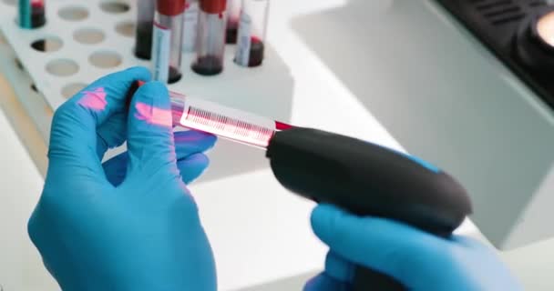 Blood test result concept — Stock Video