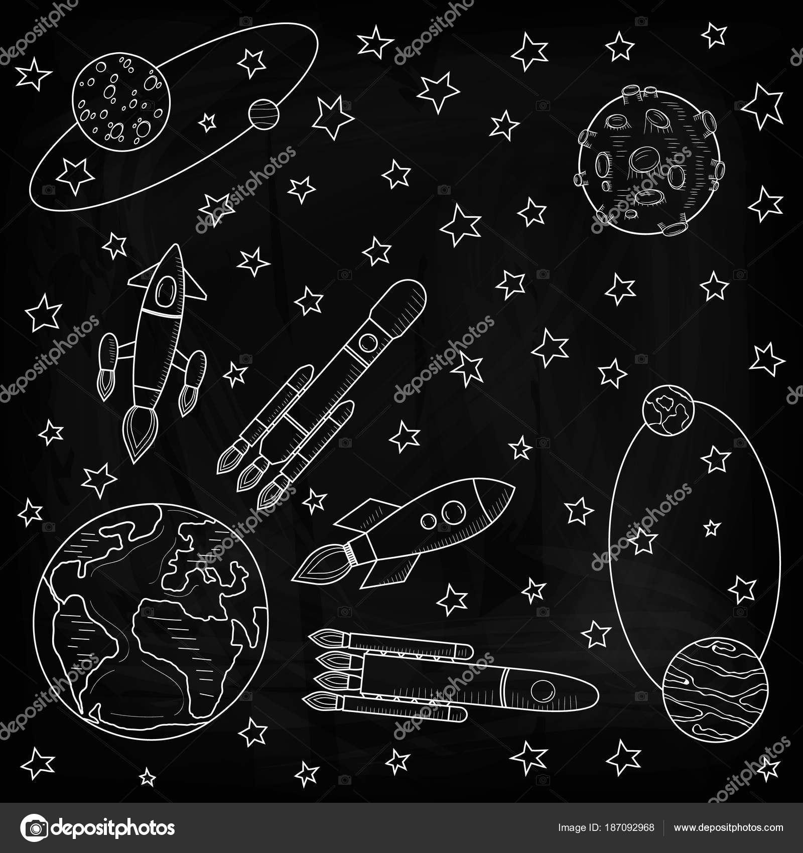 Векторные Рисунки Космос Векторные Рисунки Космос