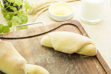 ev yapımı ekmek ile Kahvaltı