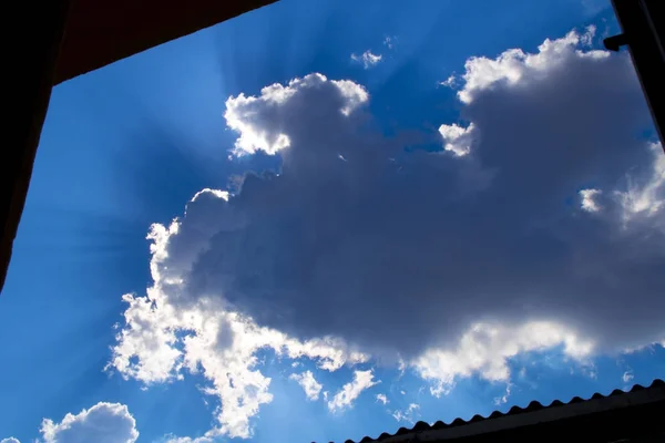 Beautiful clouds with the sunshine — Stock Photo, Image