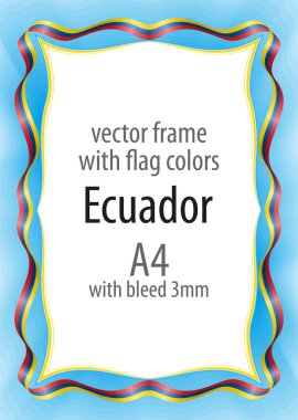 Çerçeve ve şerit kenarlığını Danimarka bayrağı renkleri ile