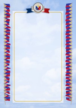 Çerçeve ve bayrak ve silah kat Türkiye sınırına. 3D çizim