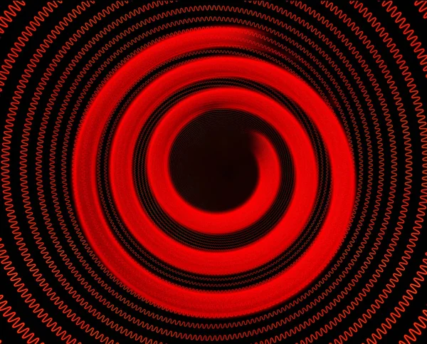 Elektrik sarmal bir kırmızı ısıtmalı. Coil Isıtma. 3D çizim