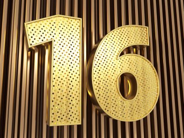16 numara (on altı numara) ve küçük delikli