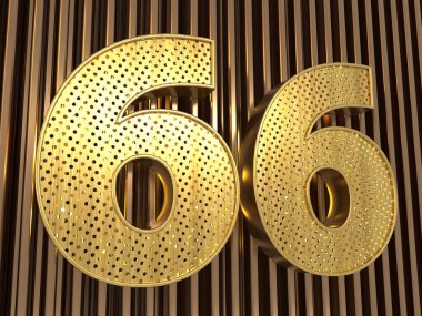 66 numara (altmış altı numara) ve küçük delikli