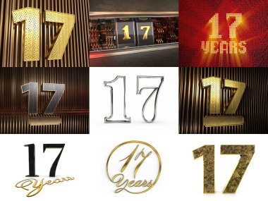 On yedi numaralı kutlama seti.