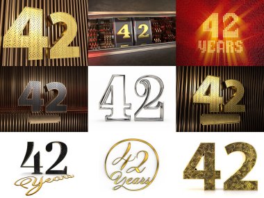 42 'nci yıl kutlaması.