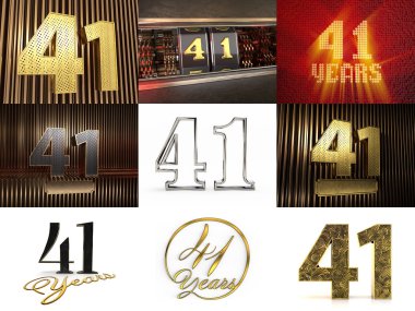 Kırk birinci yıl kutlaması.