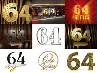 64 numaralı kutlama seti.