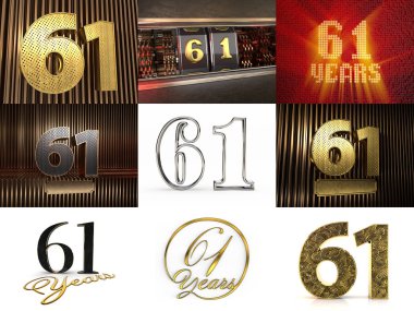 Altmış birinci yıl kutlaması.